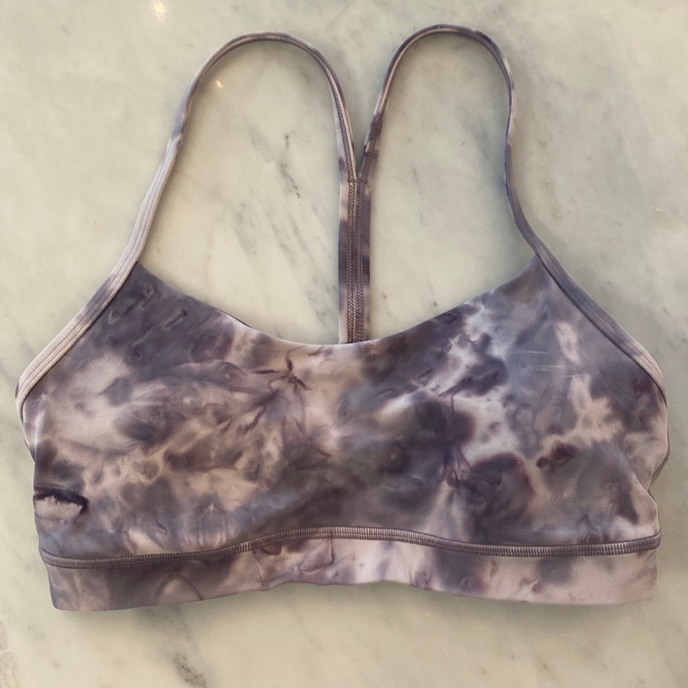Lululemon Flow Y bra, b/c cup, size 8, purple bliss
